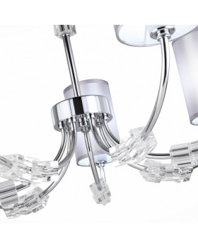 SLE156002-07 Люстра потолочная Хром/Серый E14 7*40W EMMI-foto14