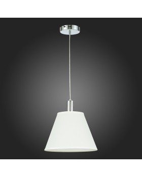 SLE111303-01 Подвес Хром/Белый E27 1*60W MONZA-foto6