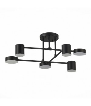 SLE201042-06 Люстра потолочная Черный/Черный LED 6*7W 4000K NOBEL-foto20