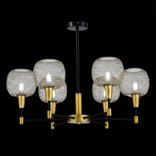 SLE1137-402-06 Люстра потолочная Черный, Золотистый/Желтый E14 6*60W ELITIS-foto4