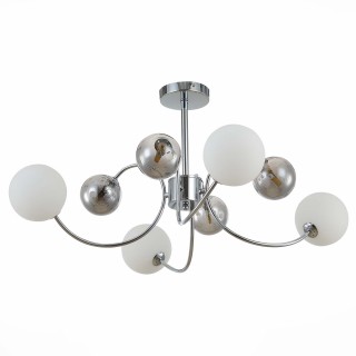 SLE220912-08 Люстра потолочная Хром/Белый, Дымчатый G9 8*5W FORMAE-foto2