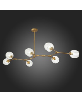 SLE154823-07 Люстра подвесная Золотистый/Прозрачный E27 7*40W RAMETTO-foto5