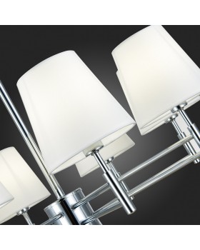 SLE105453-05 Светильник подвесной Хром/Белый E14 5*40W LAGORO-foto9