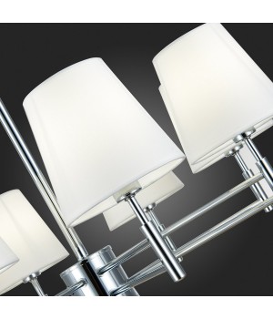 SLE105453-05 Светильник подвесной Хром/Белый E14 5*40W LAGORO-foto9