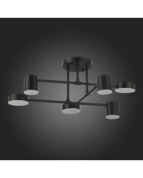 SLE201042-06 Люстра потолочная Черный/Черный LED 6*7W 4000K NOBEL-foto24