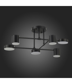 SLE201042-06 Люстра потолочная Черный/Черный LED 6*7W 4000K NOBEL-foto24