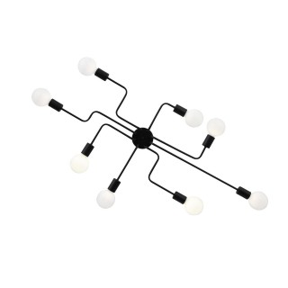 SL419.442.08 Люстра потолочная Черный E27 8*60W ANO-foto13