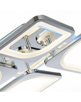 SLE500312-04RGB Светильник потолочный Хром/Белый LED 1*112W RGB 8W 3000-6000K GIURA-foto5