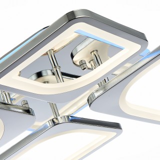 SLE500312-04RGB Светильник потолочный Хром/Белый LED 1*112W RGB 8W 3000-6000K GIURA-foto5