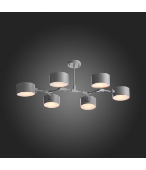 SLE183702-06 Люстра потолочная Серый/Серый E14 6*60W GIMENTO-foto7