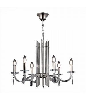 SL1656.103.06 Люстра подвесная ST-Luce Никель/Прозрачный E14 6*40W EPICA-foto3