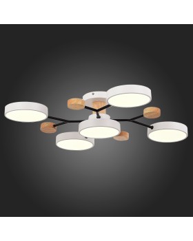 SLE6006-502-05 Светильник потолочный Белый/Белый LED 5*12W 3000K/4500K/6000K FAEMA-foto7