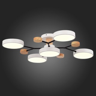 SLE6006-502-05 Светильник потолочный Белый/Белый LED 5*12W 3000K/4500K/6000K FAEMA-foto7