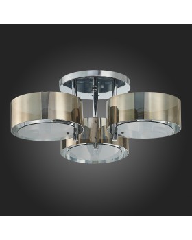 SL483.702.03 Люстра потолочная Хром/Дымчатый E27 3*40W FORESTA-foto8