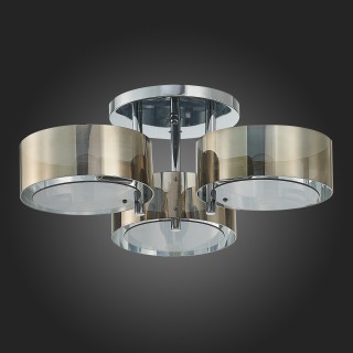 SL483.702.03 Люстра потолочная Хром/Дымчатый E27 3*40W FORESTA-foto8