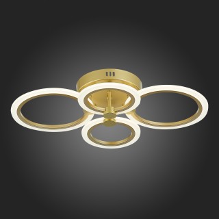 SLE500522-04 Светильник потолочный Золотистый/Белый LED 1*72W 3000-6000K CERINA-foto8