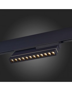 ST805.436.12 Магнитный трековый светильник Черный LED 1*12W 3000K 450Lm Ra>90 36° IP20 L220xW22xH117 48VV SKYLINE 48-foto5