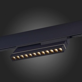 ST805.436.12 Магнитный трековый светильник Черный LED 1*12W 3000K 450Lm Ra>90 36° IP20 L220xW22xH117 48VV SKYLINE 48-foto5