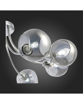 SLE102102-08 Люстра потолочная Хром/Дымчатый E14 8*40W RELOTTE-foto9