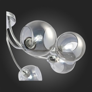 SLE102102-08 Люстра потолочная Хром/Дымчатый E14 8*40W RELOTTE-foto9