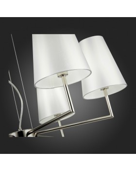 SLE105903-06 Светильник подвесной Никель/Белый E14 6*40W BELLINO-foto9