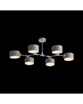 SLE183702-06 Люстра потолочная Серый/Серый E14 6*60W GIMENTO-foto4