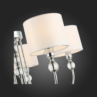 SLE111103-05 Светильник подвесной Хром/Белый E14 5*40W LINNA-foto9