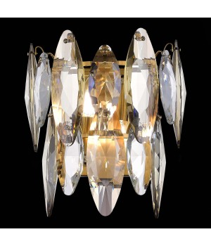 SL1227.301.02 Бра ST-Luce Латунь/Прозрачный E14 2*40W ANCONA-foto3