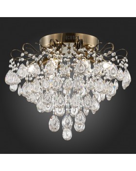 SLE160102-06 Светильник потолочный Бронза/Прозрачный E14 6*60W KAME-foto5