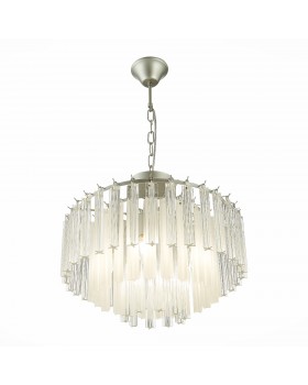 SLE260113-05 Люстра подвесная Серебро/Прозрачный E14 5*40W REGGIO-foto3
