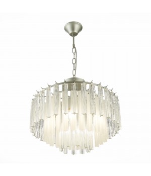 SLE260113-05 Люстра подвесная Серебро/Прозрачный E14 5*40W REGGIO-foto3