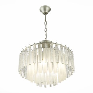 SLE260113-05 Люстра подвесная Серебро/Прозрачный E14 5*40W REGGIO-foto3