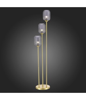 SL1154.335.03 Торшер ST-Luce Латунь/Дымчатый E27 3*60W GRAN-foto4