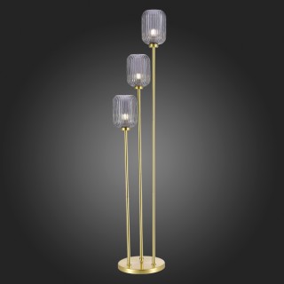 SL1154.335.03 Торшер ST-Luce Латунь/Дымчатый E27 3*60W GRAN-foto4