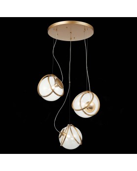 SL1181.313.03 Светильник подвесной ST-Luce Латунь/Латунь, Прозрачный E27 3*40W Acerra-foto4