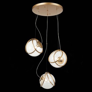 SL1181.313.03 Светильник подвесной ST-Luce Латунь/Латунь, Прозрачный E27 3*40W Acerra-foto4