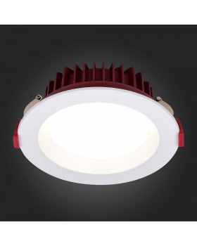 ST752.538.18 Св-к встр. Белый LED 1*18W 3000K 1 440Lm Ra80 100° IP44 D140xH52 100-240VV Встраиваемые светильники-foto5