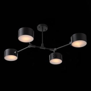 SLE183402-04 Люстра потолочная Черный/Черный E14 4*60W GIMENTO-foto9