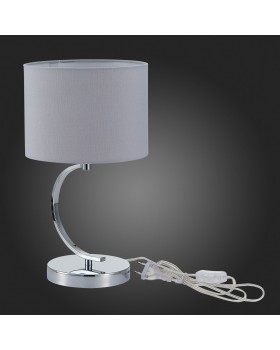 SLE105304-01 Прикроватная лампа Хром/Серый E14 1*40W LINDA-foto6