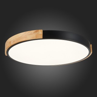 SLE201342-01 Светильник потолочный Черный, Светлое дерево/Белый LED 1*40W 3000K/4000K/6000K DELIA-foto4