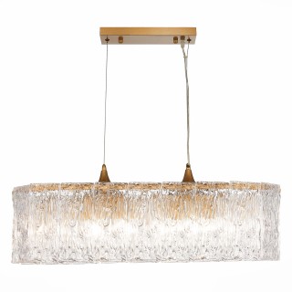 SLE283203-10 Люстра подвесная Золотистый/Прозрачный E27 10*40W RIDA-foto3