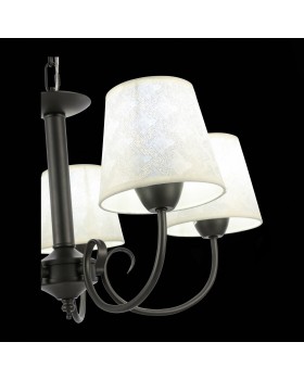 SLE120303-05 Светильник подвесной Темно-серый/Бежевый E14 5*40W RIMENTO-foto6