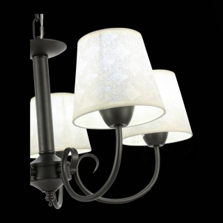 SLE120303-05 Светильник подвесной Темно-серый/Бежевый E14 5*40W RIMENTO-foto6