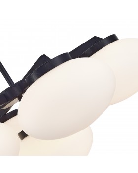 SL1503.403.07 Люстра подвесная ST-Luce Черный/Белый E27 7*40W MODICA-foto3