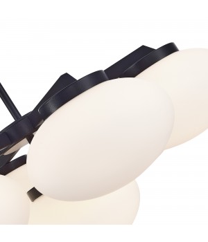 SL1503.403.07 Люстра подвесная ST-Luce Черный/Белый E27 7*40W MODICA-foto3