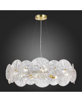 SL1657.203.08 Люстра подвесная ST-Luce Золотистый/Прозрачный E14 8*40W FLERO-foto5