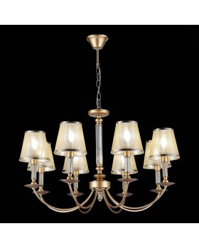 SLE1115-203-08 Люстра подвесная розовое золото/Розовое золото E14 8*60W VINCI-foto4