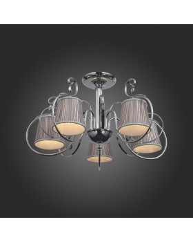 SL177.102.05 Люстра потолочная Хром/Серебристый E14 5*40W AZZURRO-foto4