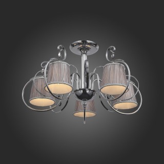 SL177.102.05 Люстра потолочная Хром/Серебристый E14 5*40W AZZURRO-foto4