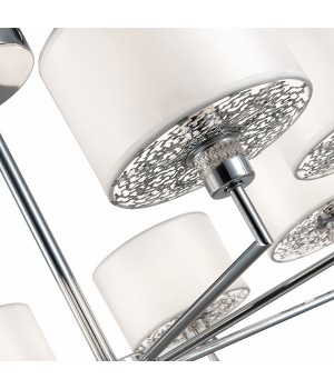 SLE105003-05 Люстра подвесная Хром/Белый E14 5*40W BELGE-foto3